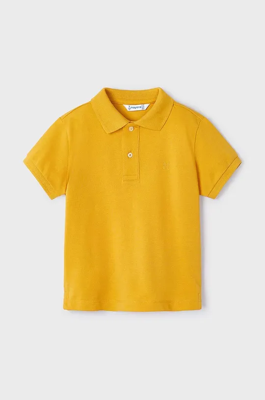 κίτρινο Παιδικά βαμβακερά μπλουζάκια πόλο Mayoral Για αγόρια