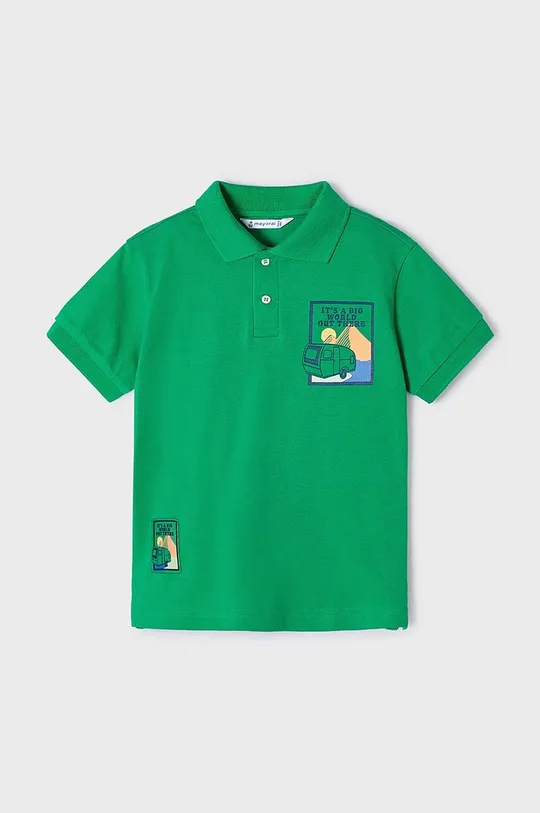 Dječja polo majica Mayoral zelena