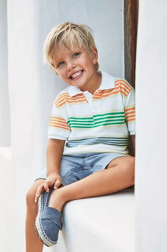 πολύχρωμο Παιδικά βαμβακερά μπλουζάκια πόλο Mayoral Για αγόρια