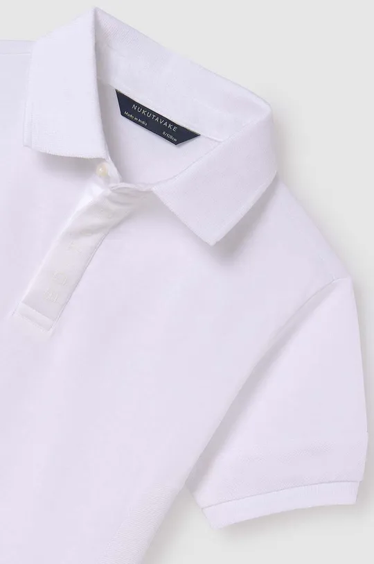 λευκό Παιδικό πουκάμισο πόλο Mayoral