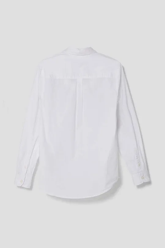 Παιδικό βαμβακερό πουκάμισο Pepe Jeans JAYME λευκό