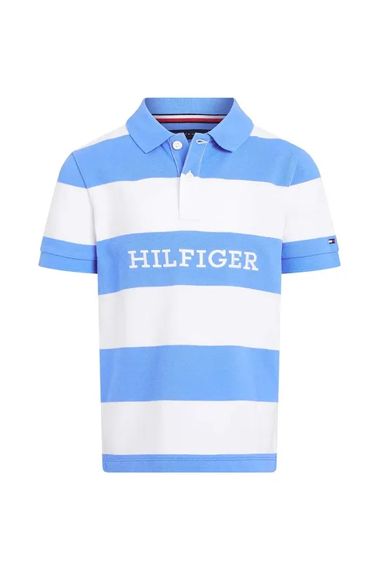 Pamučna polo majica Tommy Hilfiger plava