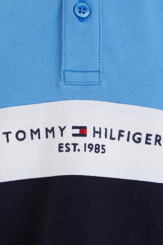 modrá Detské polo tričko Tommy Hilfiger
