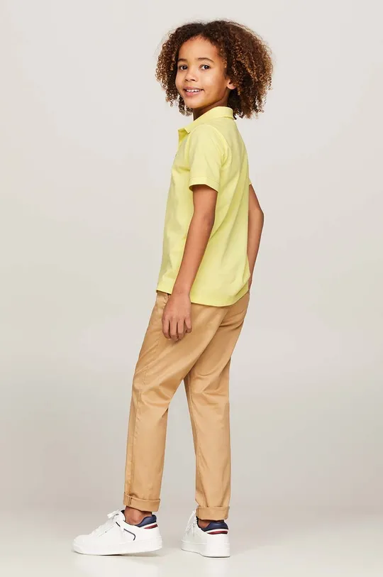 Παιδικά βαμβακερά μπλουζάκια πόλο Tommy Hilfiger Για αγόρια