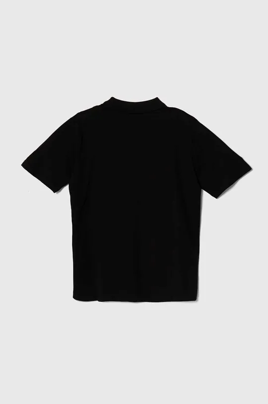 Παιδικά βαμβακερά μπλουζάκια πόλο Fila BLEKENDORF μαύρο