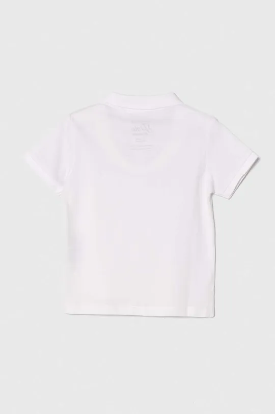 Παιδικά βαμβακερά μπλουζάκια πόλο zippy λευκό