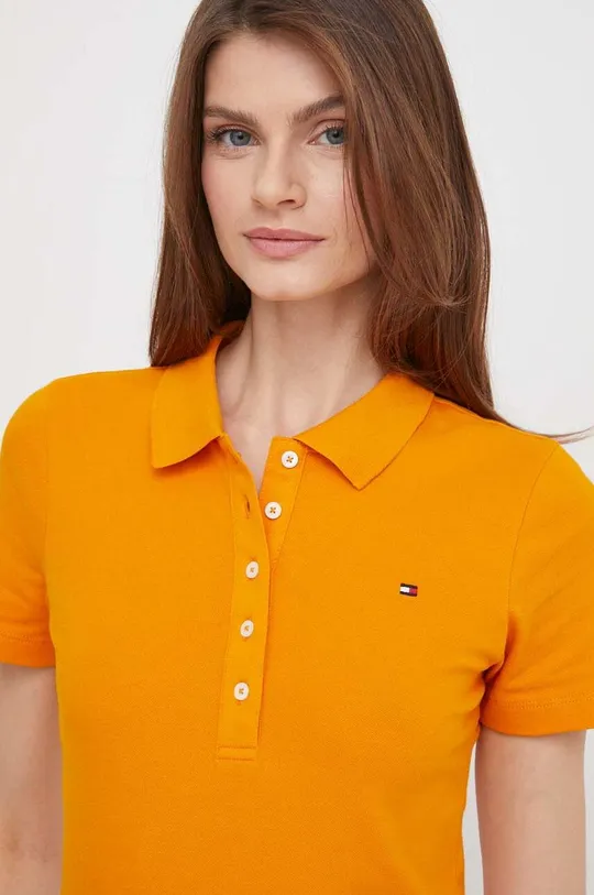 oranžová Polo tričko Tommy Hilfiger