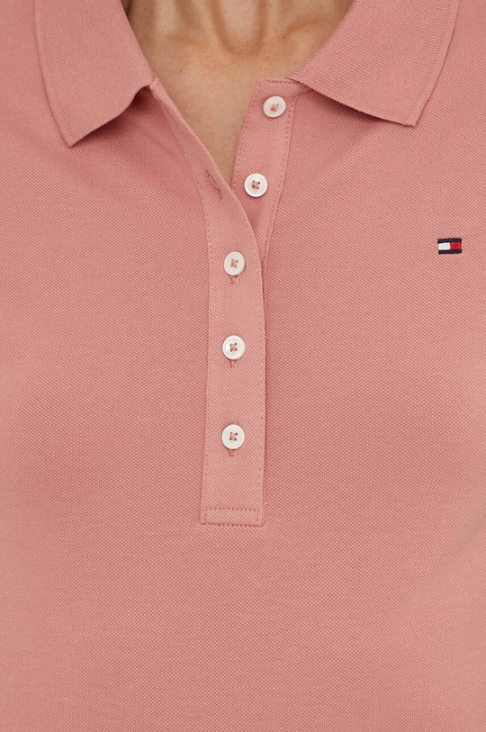 różowy Tommy Hilfiger polo