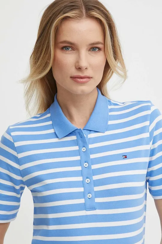 plava Polo majica Tommy Hilfiger Ženski
