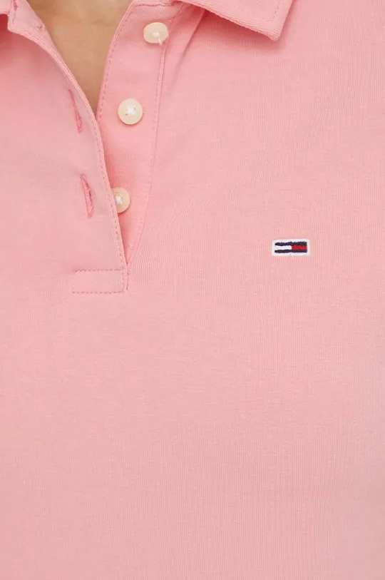 rosa Tommy Jeans polo