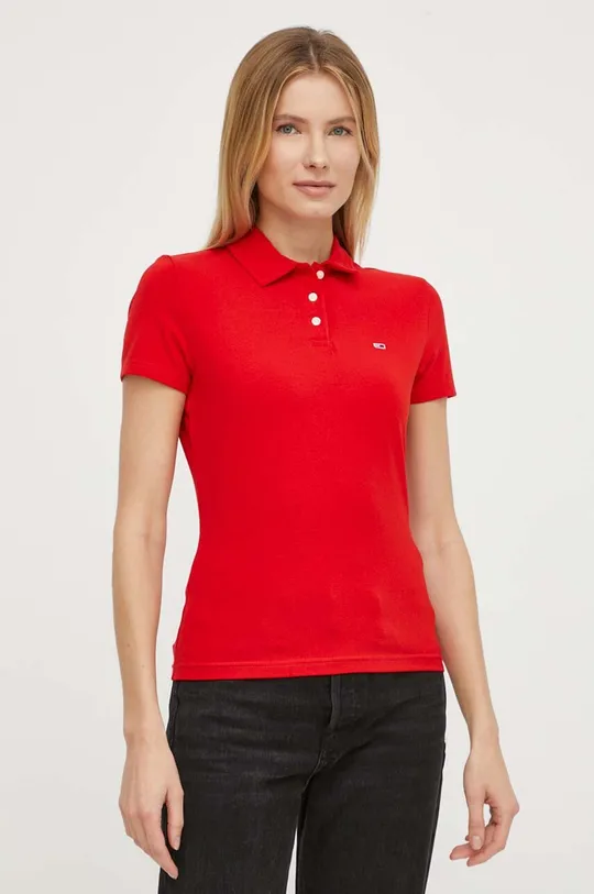 Tommy Jeans polo rosso