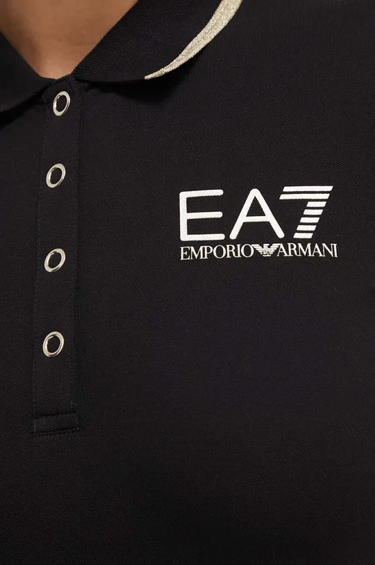 crna Polo majica EA7 Emporio Armani
