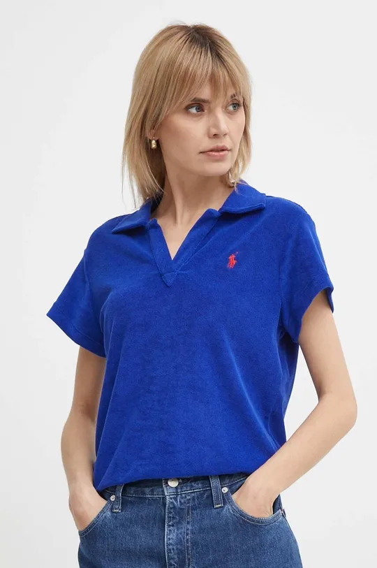modrá Polo tričko Polo Ralph Lauren Dámsky