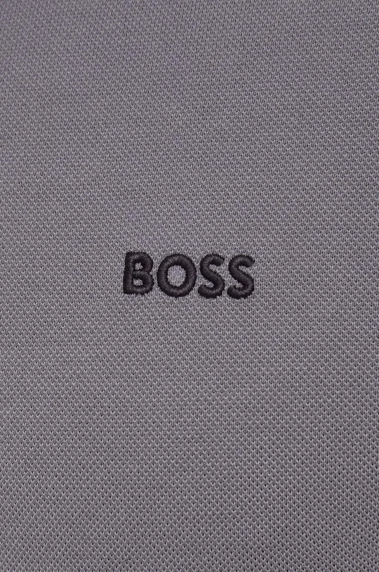 Pamučna majica dugih rukava Boss Green Muški