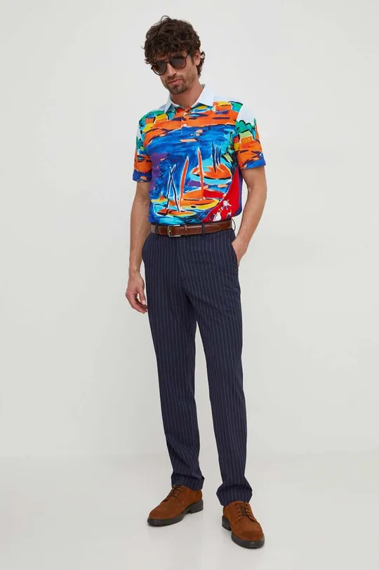 Bavlnené polo tričko Polo Ralph Lauren viacfarebná