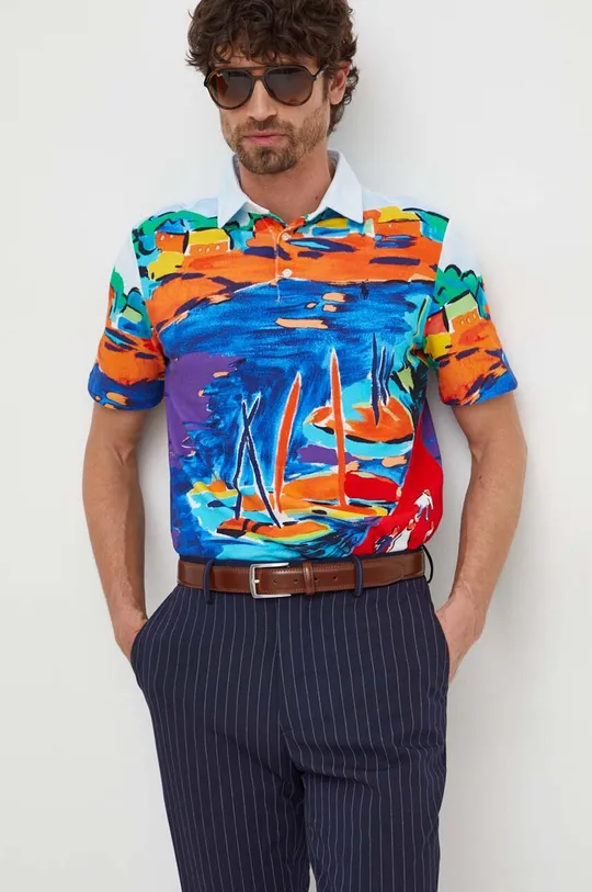 többszínű Polo Ralph Lauren pamut póló