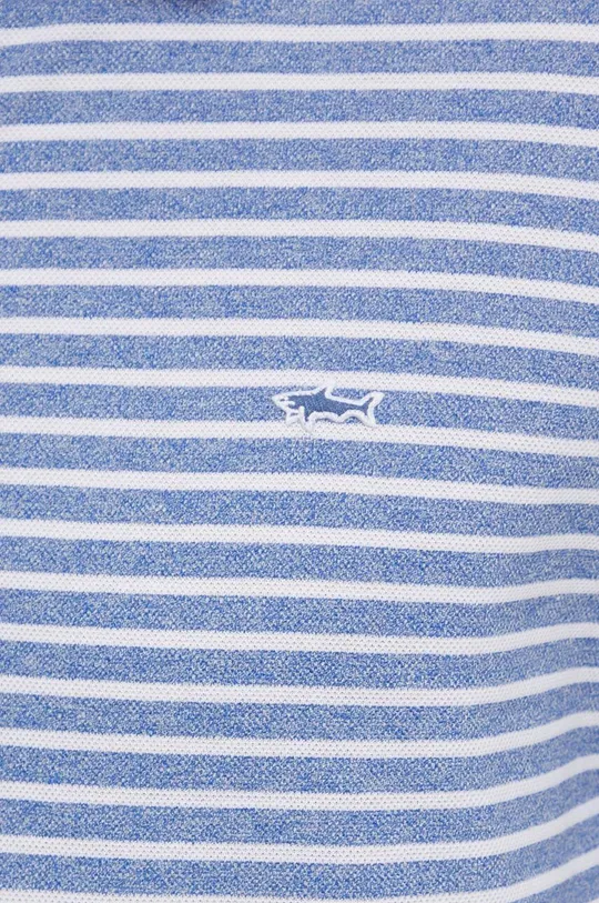 biela Bavlnené polo tričko Paul&Shark