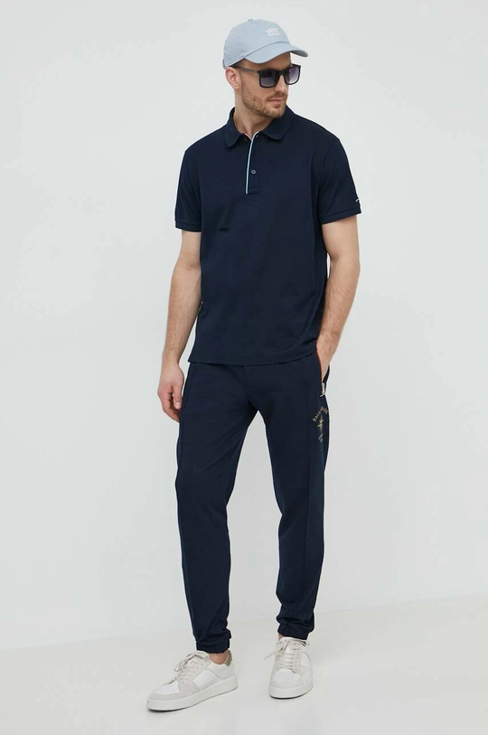 Paul&Shark polo in cotone blu navy