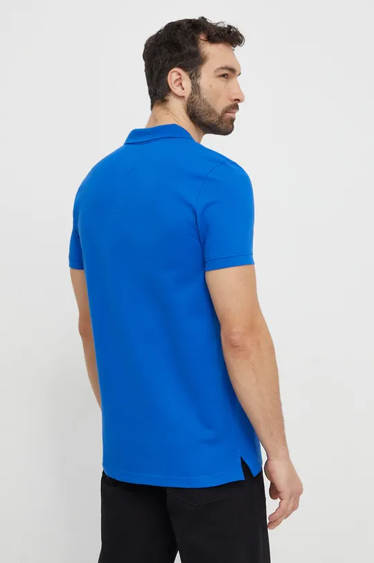 Bavlnené polo tričko Tommy Jeans modrá