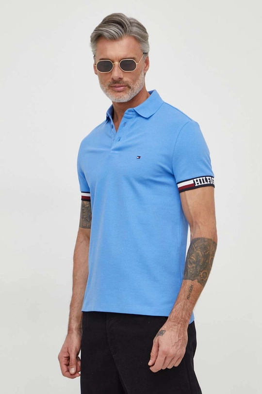 niebieski Tommy Hilfiger polo