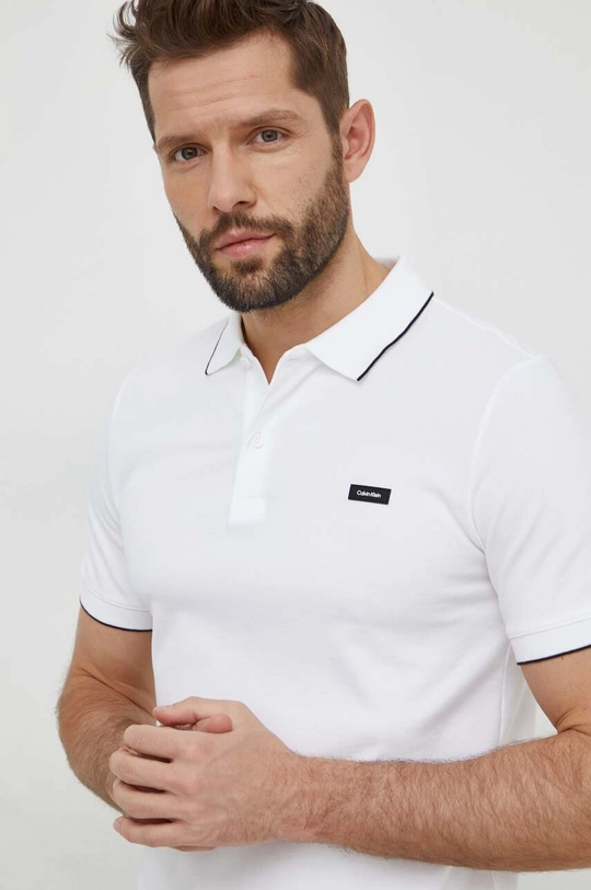 beżowy Calvin Klein polo