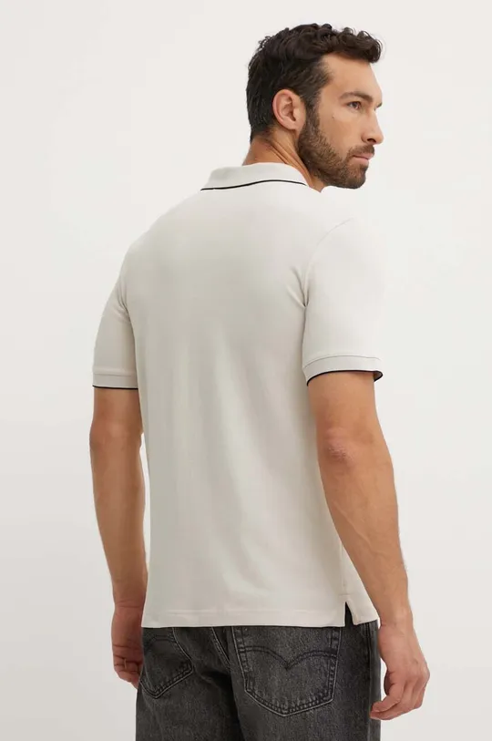 Polo tričko Calvin Klein béžová