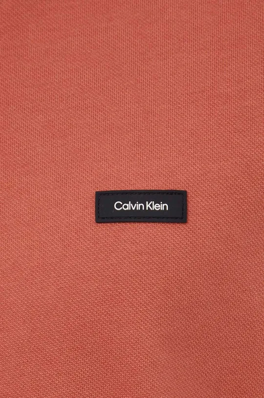 оранжевый Поло Calvin Klein