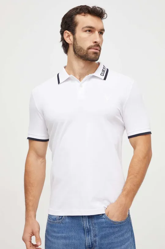 bianco Guess polo Uomo