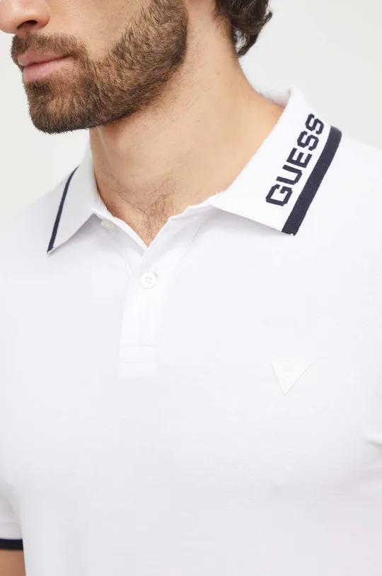bijela Polo majica Guess