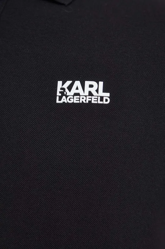 Хлопковое поло Karl Lagerfeld Мужской