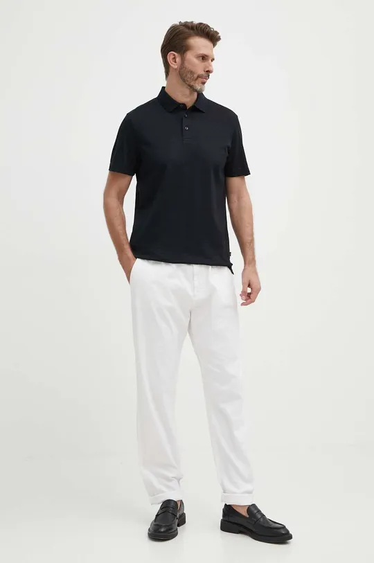 Joop! polo in cotone Pacey nero