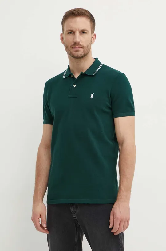 zelena Pamučna polo majica Polo Ralph Lauren