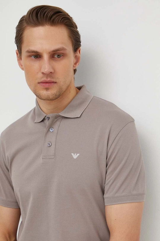 Bombažen polo Emporio Armani 100 % Bombaž