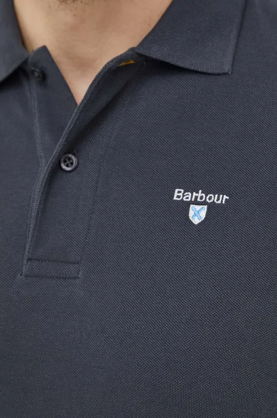 Βαμβακερό μπλουζάκι πόλο Barbour Ανδρικά