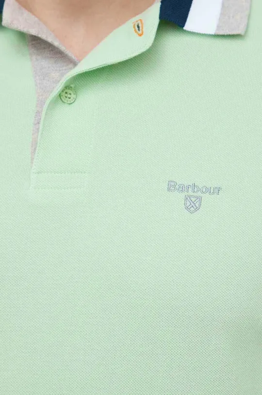 Bavlnené polo tričko Barbour Pánsky