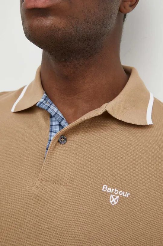 Βαμβακερό μπλουζάκι πόλο Barbour
