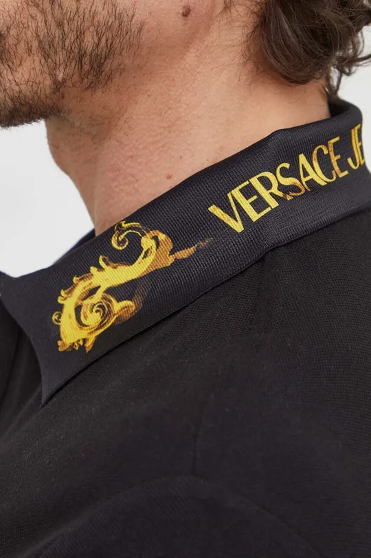 Pamučna polo majica Versace Jeans Couture Muški