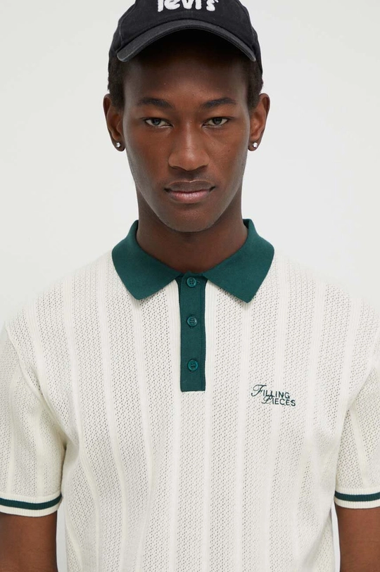 beige Filling Pieces cotton polo shirt