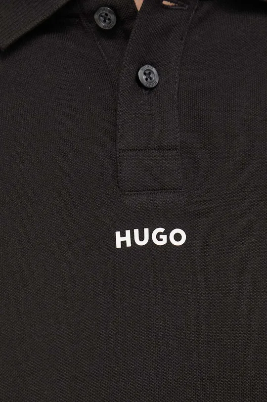 Βαμβακερό μπλουζάκι πόλο HUGO 100% Βαμβάκι