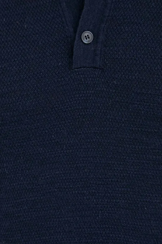 Polo majica s dodatkom lana United Colors of Benetton Muški