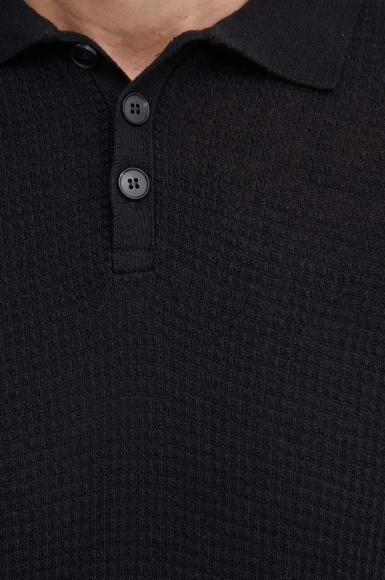 Polo majica s dodatkom lana Sisley Muški