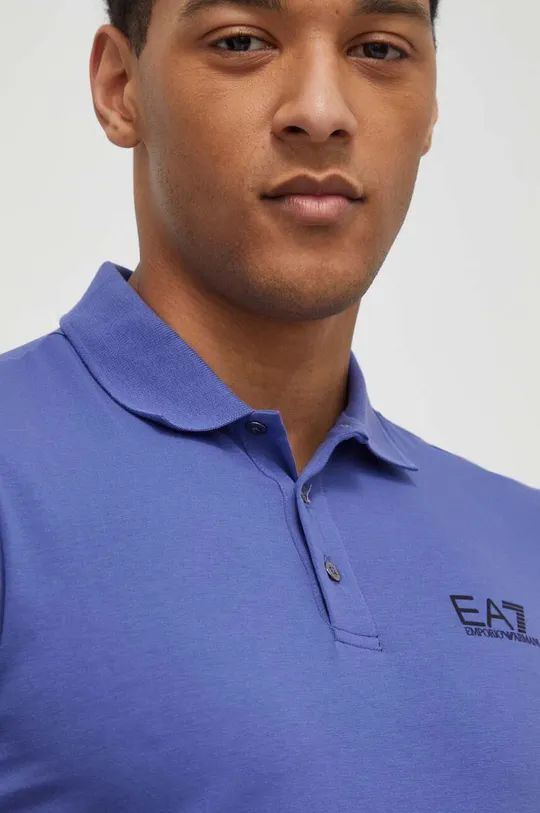 modra Polo EA7 Emporio Armani