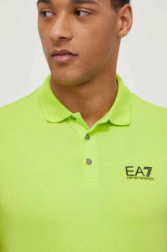 zelená Polo tričko EA7 Emporio Armani