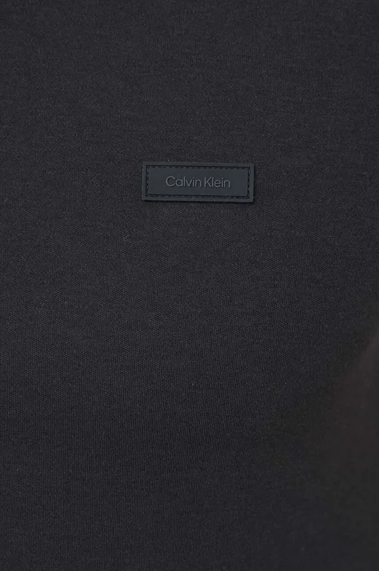 μαύρο Βαμβακερό μπλουζάκι πόλο Calvin Klein