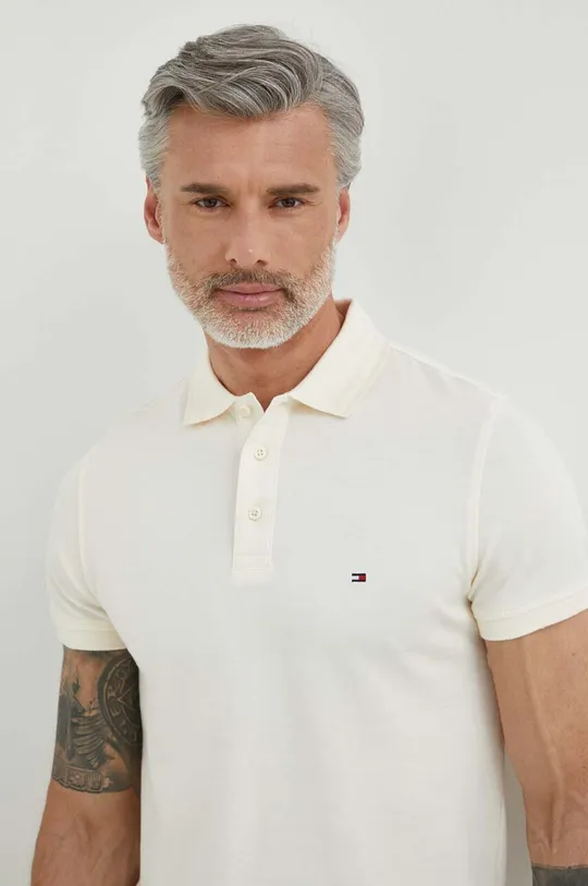 Tommy Hilfiger polo in cotone beige