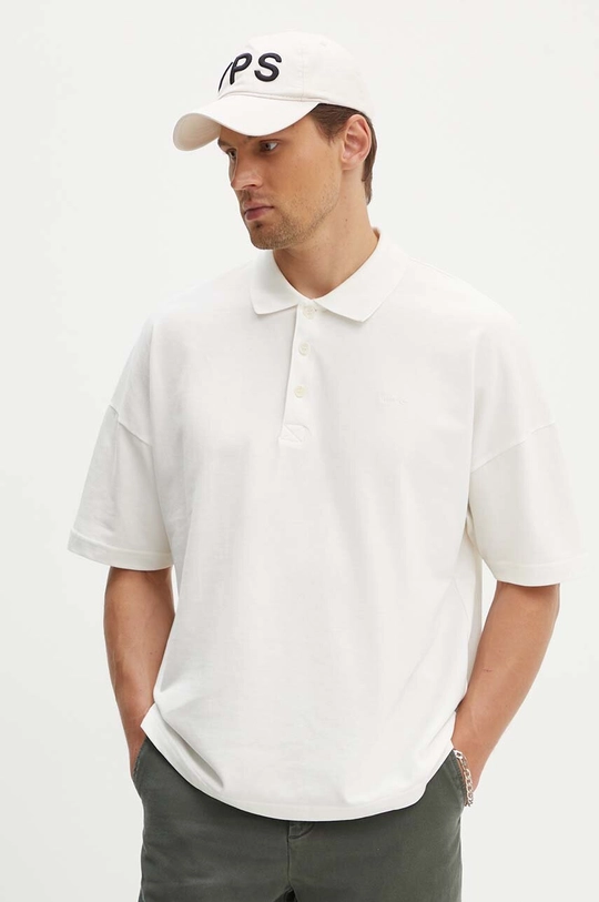 beige A.P.C. cotton polo shirt Polo Antoine Men’s