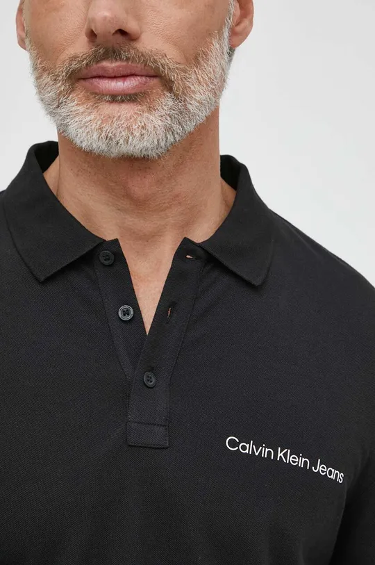 czarny Calvin Klein Jeans polo