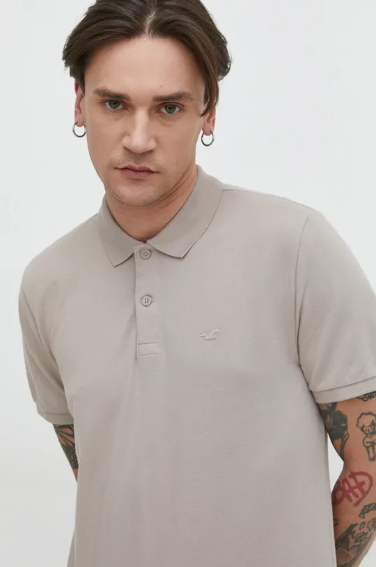 beżowy Hollister Co. polo
