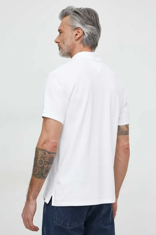 Pamučna polo majica Tommy Jeans bijela
