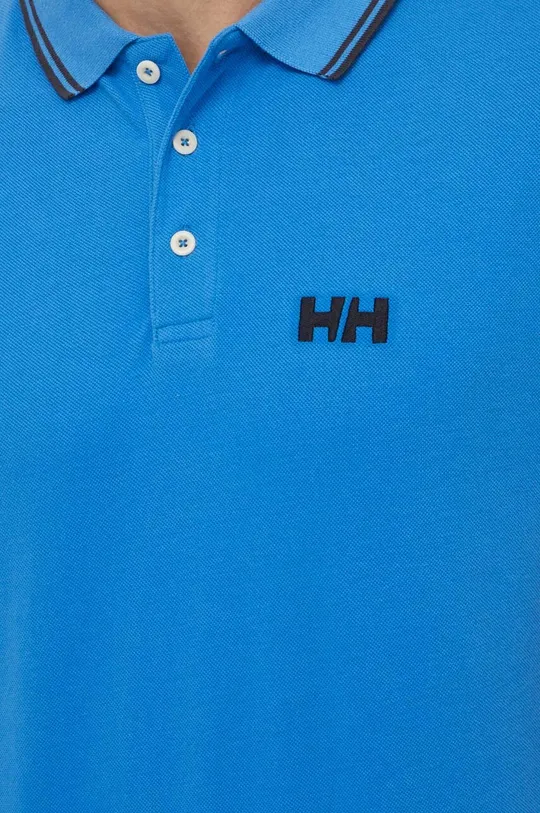 modrá Bavlnené polo tričko Helly Hansen